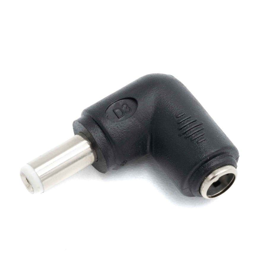 DC-adapter 5,5 mm x 2,1 mm til 5,5 mm x 2,5 mm