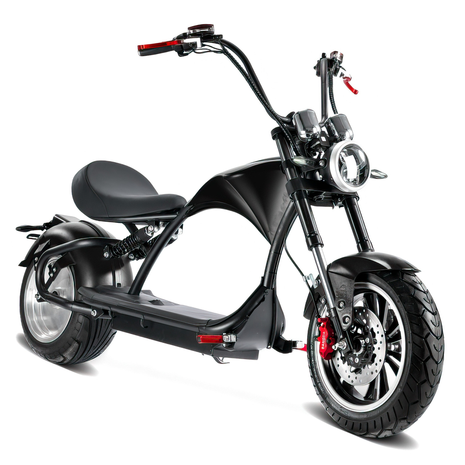 Ampride Chopper Pro Ebike 3000W 60V 30Ah hydraulisk brems lang rekkevidde elektrisk sykkel motorsykkel lovlig