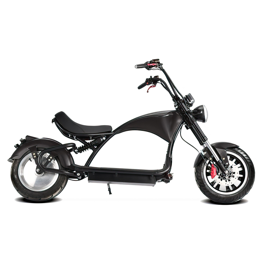 Ampride Chopper Pro Ebike 3000W 60V 30Ah hydraulisk brems lang rekkevidde elektrisk sykkel motorsykkel lovlig