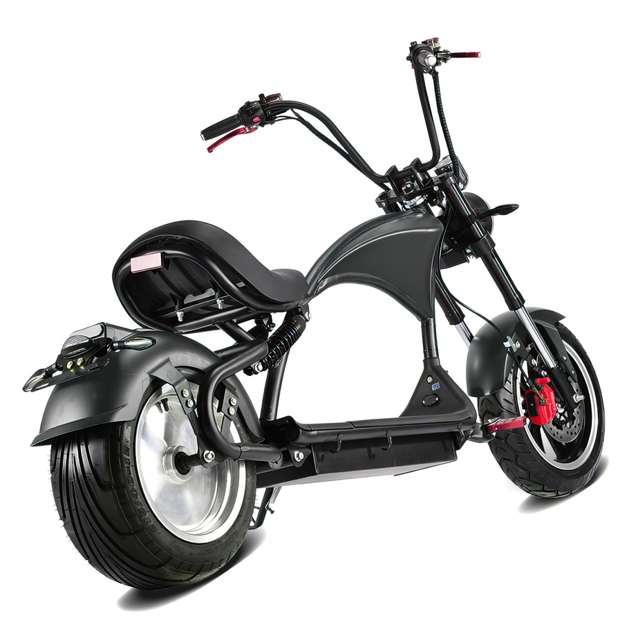 Ampride Chopper Pro Ebike 3000W 60V 30Ah hydraulisk brems lang rekkevidde elektrisk sykkel motorsykkel lovlig