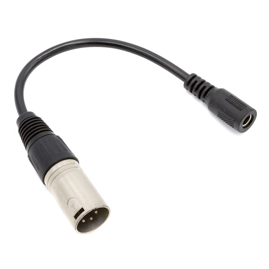 Adapter DC 2,1 mm x 5,5 mm do XLR 4 PIN