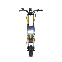 Kaabo Wolf King GTR Electric Hulajnoga Elektryczna | Ekstremalna wydajność | Moc 4000 W (13440 W mocy szczytowej) | Prędkość 65 mph | Akumulator 35 Ah | Zasięg 112 mil | 12-calowa konstrukcja | Najlepszy transport sportowy