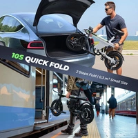 składany rower elektryczny isinwheel CityGlide U1 - moc 500 W | akumulator 7,8 Ah | prędkość 20 mph | zasięg 28 mil