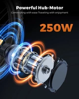 Składany rower elektryczny ENGWE T14 - moc 600 W | akumulator 10 Ah | prędkość 30 mil na godzinę | zasięg 50 mil