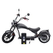 Ampride Chopper Ebike 2000W 60V 30Ah hydraulisk brems lang rekkevidde elektrisk sykkel motorsykkel lovlig