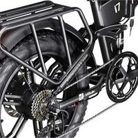 Składany rower elektryczny I7 Pro 3.0 - moc 1200 W | akumulator 20 Ah | prędkość 28 mil na godzinę | zasięg 65 mil