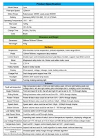 Monocykl elektryczny Leaperkim Lynx - moc 8000 W | akumulator 18 Ah | prędkość 77 mil na godzinę | zasięg 110 mil