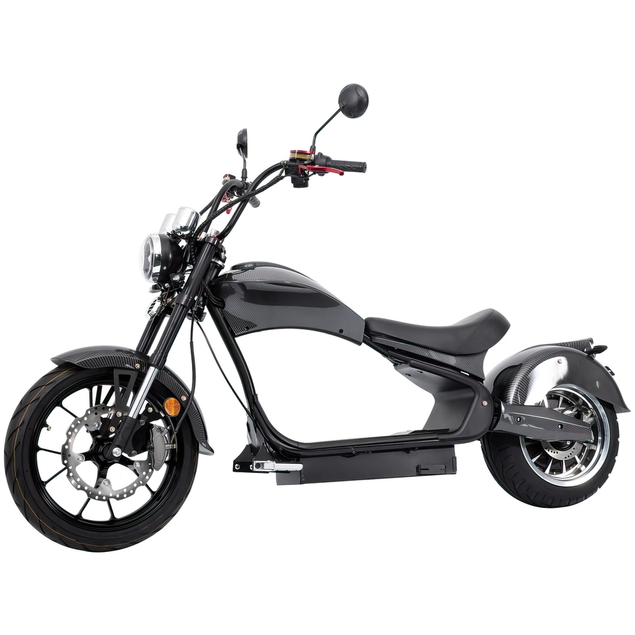 Ampride Chopper Ebike 2000W 60V 30Ah Hamulec hydrauliczny Rower elektryczny dalekiego zasięgu Motocykl legalny