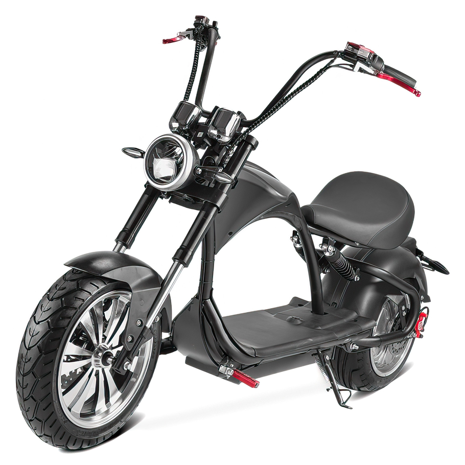 Ampride Chopper Pro Ebike 3000W 60V 30Ah hydraulisk brems lang rekkevidde elektrisk sykkel motorsykkel lovlig