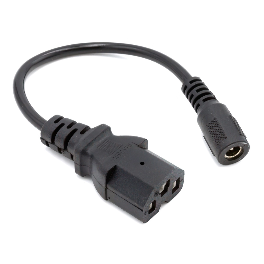 Adapter DC 2,1 mm x 5,5 mm do IEC C13