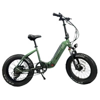 Rower elektryczny Starsfly Step-Through | Moc 500 W (szczytowa 750 W) | Prędkość 21 mph | Akumulator 13 Ah | Zasięg 37 mil | Składana opona Fat Tire
