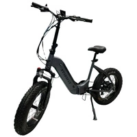 Rower elektryczny Starsfly Step-Through | Moc 500 W (szczytowa 750 W) | Prędkość 21 mph | Akumulator 13 Ah | Zasięg 37 mil | Składana opona Fat Tire