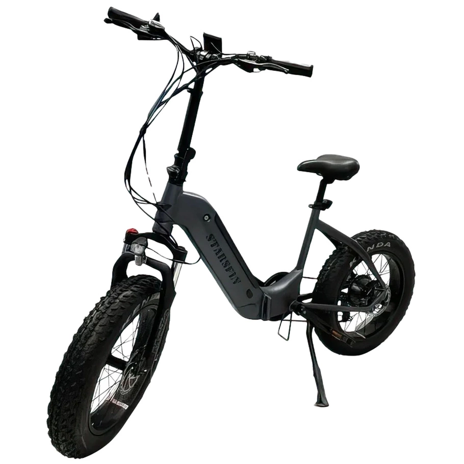Rower elektryczny Starsfly Step-Through | Moc 500 W (szczytowa 750 W) | Prędkość 21 mph | Akumulator 13 Ah | Zasięg 37 mil | Składana opona Fat Tire