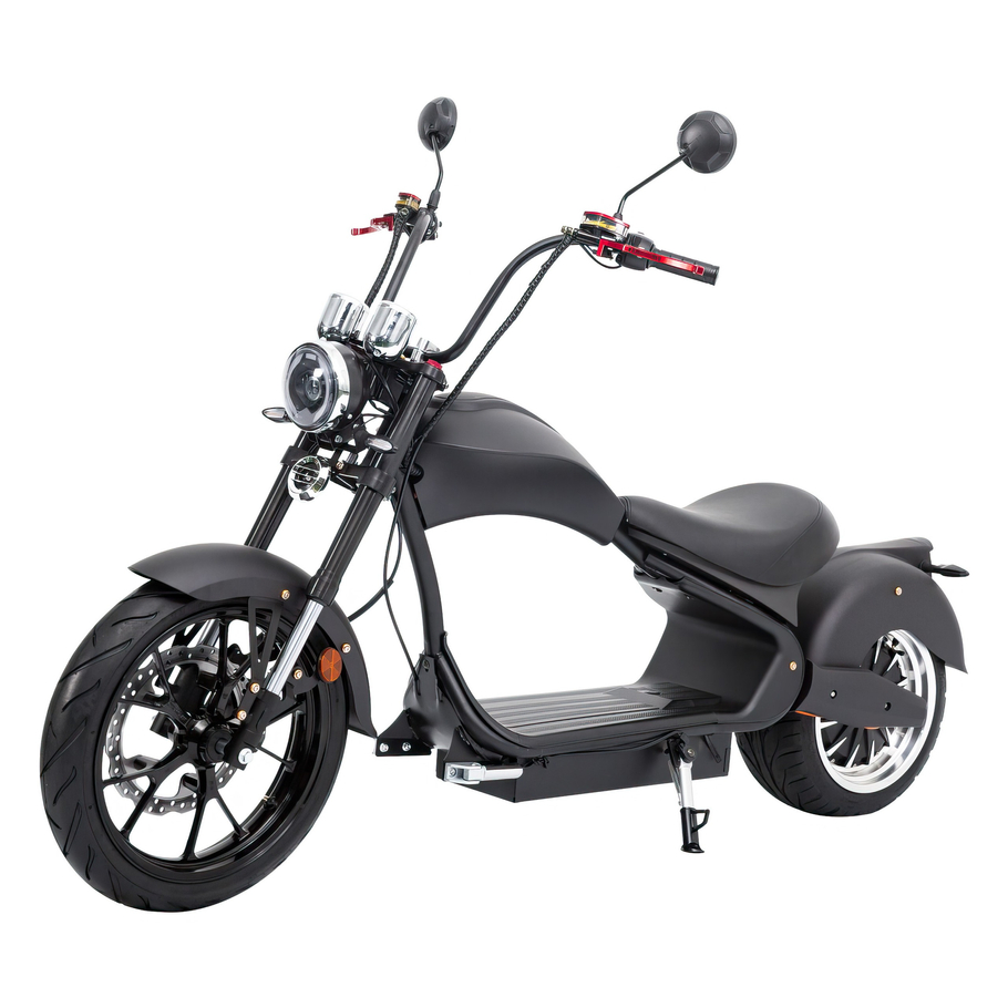 Ampride Chopper Ebike 2000W 60V 30Ah hydraulisk brems lang rekkevidde elektrisk sykkel motorsykkel lovlig